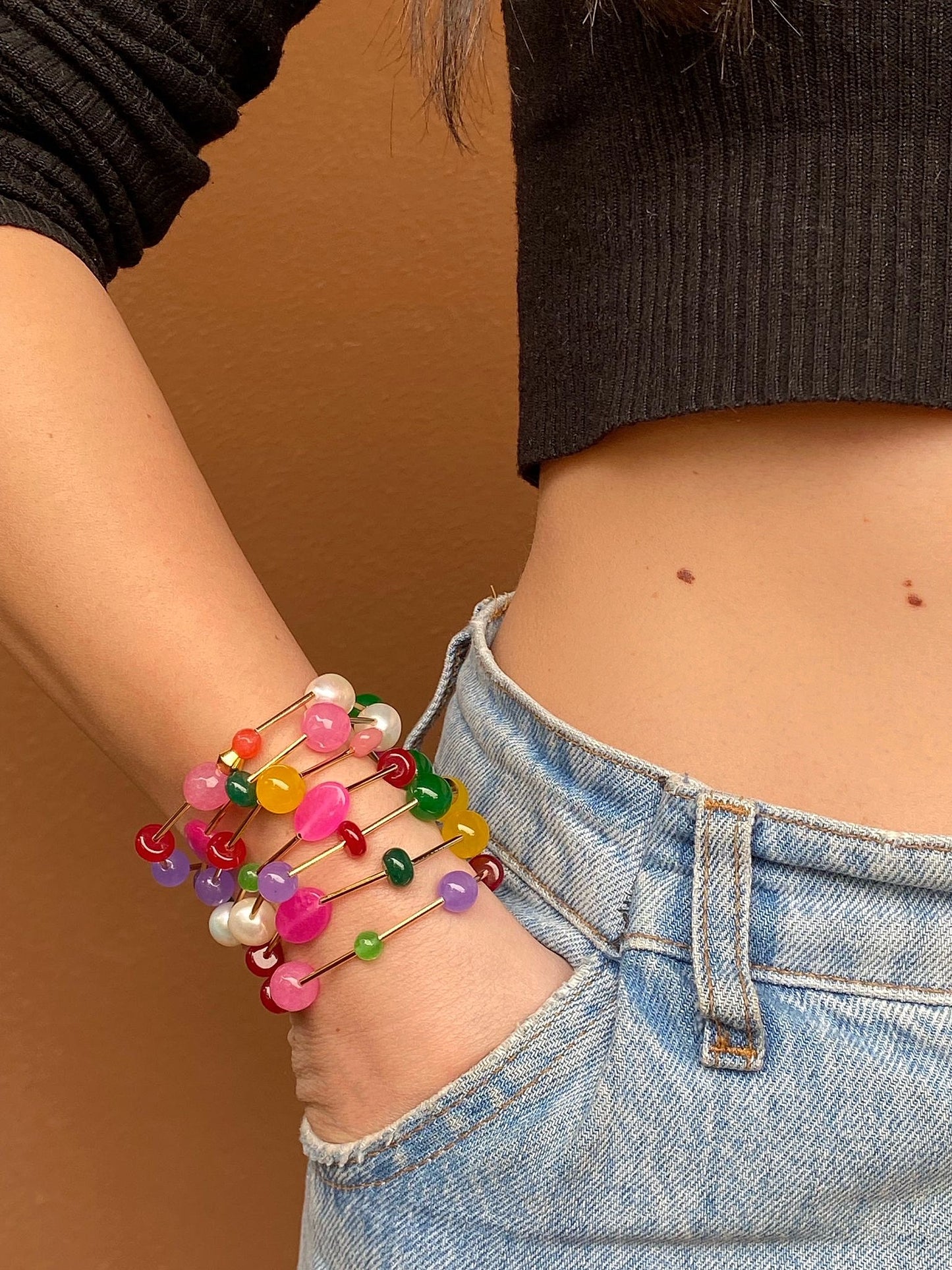 Bracciali Rainbow Original, la versione primogenita nata nella primavera del 2021. Indossali tutti insieme !