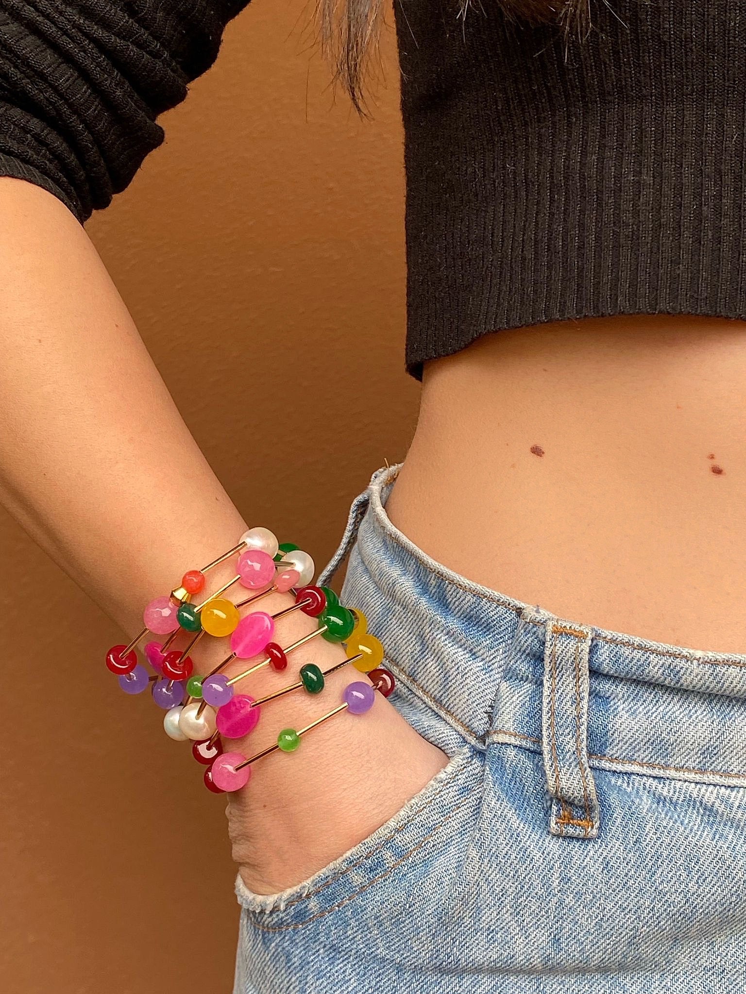 Bracciali Rainbow Original, la versione primogenita nata nella primavera del 2021. Indossali tutti insieme !