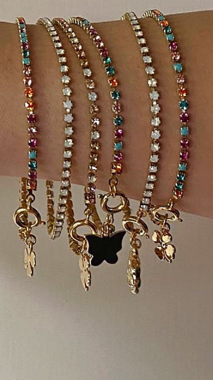 Eccoli qui insieme, perché insieme è più bello anche per i bracciali tennis di 55.