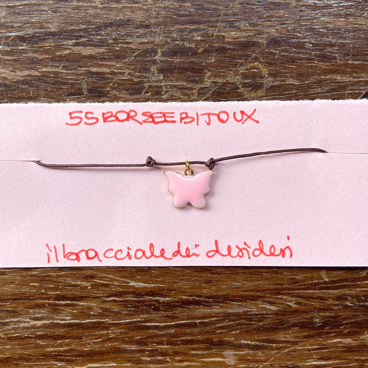 ecco la farfallina rosa baby, adorabile