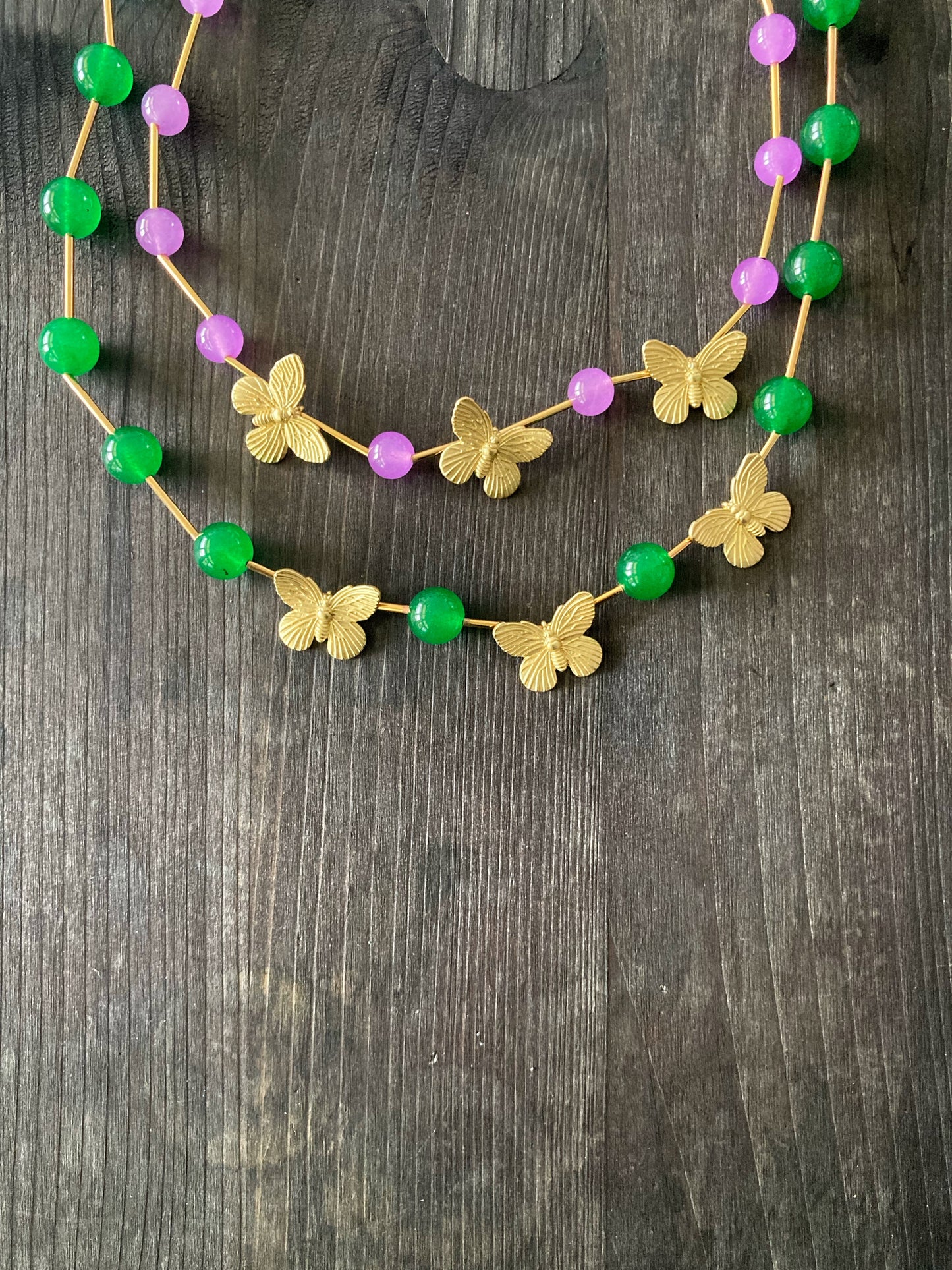 e per le amanti del verde, come me, ecco la versione in agata che anche sposa benissimo con la lilla.